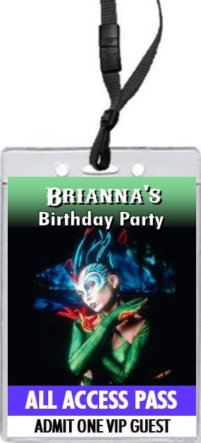 Cirque Birthday Party VIP Pass Invitation, Printable or Printed Option