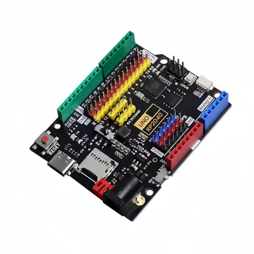 Image of amiciSmart Raspberry Pi UNO RP2040 Development Board - Type-C USB, 16MB Flash, Dual-Core ARM Cortex-M0+ Microcontroller, 3.3V Logic, Compatible with Ardiuino