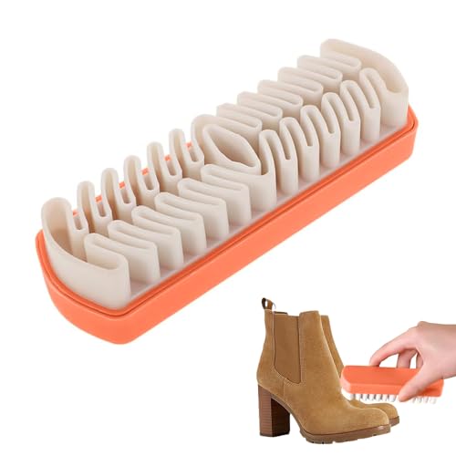 Galenecx Cepillo para Zapato, Cepillos para Zapatos con Gom, Cepillos de Ante Multifuncional, Cepillo Zapatos Gamuza Material Suave, Gamuza Zapato, para Cuidado de Ante, Nubuck Suecia