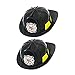 FOYTOKI Firefighter Helmet 2pcs Safety Helmet Childrens Fire Truck Firefighter Childrens Helmet Kids Pretend Playset Hat Fireman Birthday Party Supplies Decorative Firefighter Hat