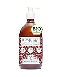 Bio Barf Futteröl für Hunde und Katzen, 500ml kaltgepresst aus | Hanföl, Leinöl, Nachtkerzenöl, Chiaöl, Kürbiskernöl, Olivenöl | Bio aus Deutschland - reich an Vitamin-E, Barf Öl, DE-ÖKO-060