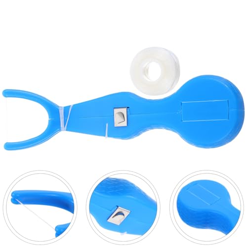 Zahnseidenhalter Healifty mit 2 Essential Zahnseide für Mundhygiene