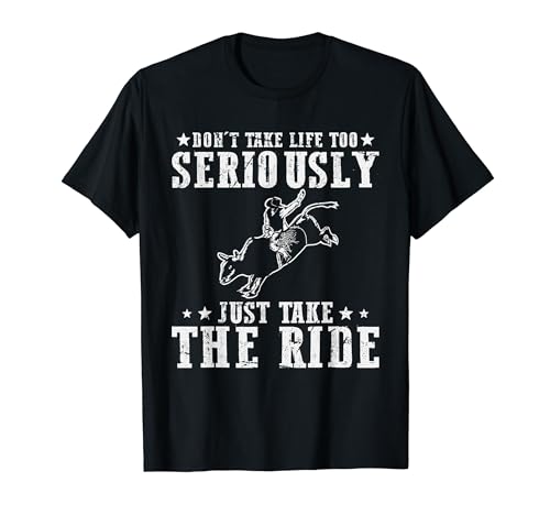 Rodéo Cowboy Bucking Bull Riding T-Shirt