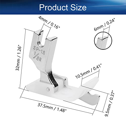 Pies Prensatelas para Máquinas de Coser Industriales Othmro 2 Pzs miniatura 2