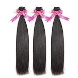 AliPearl Hair Brazilian Straight Virgin Human Hair 3 Bundles Unprocessed Straight Hair 3 Bundles...