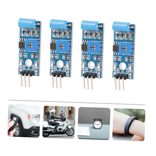 image for Zerodeko 10pcs Normally Closed Vibration Sensor Module Alarm Sensor fo