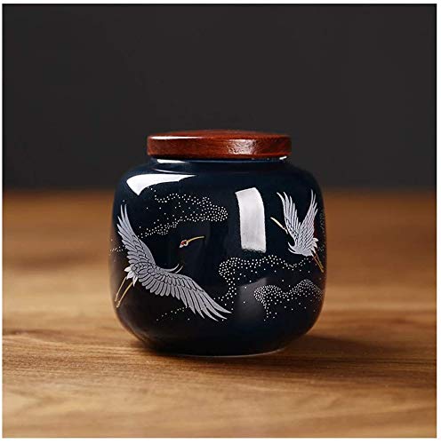 KANULAN Mini Crémation Urnes Pet Petit funéraire Urne Adulte Ashes, Mini Urnes for Crémation Chien Chat Animal Cendres Cercueil (Color : Blue) Cover