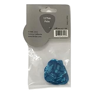Fender Pickpack Ocean Thin Pack de 12 Médiators Bleu - Les Beatles, Paul McCartney, John Lennon, RIngo Starr, George Harrison Fender Pickpack Ocean Thin Pack de 12 Médiators Bleu – Image 3