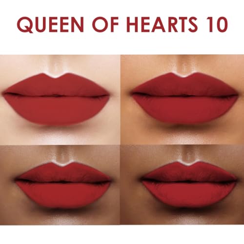Image of One Wish Creamy Matte Lipstick Long Lasting for Women - Queen of Hearts Shade 10 | Full Coverage | Creamy Formula | No Flaky Lips | No Dryness| High-Pigment |SPF | Vitamin E, Almond Oil & Shea Butter for Moisturising Lip | 8 Hrs Lasting | Smooth Finish | 3.8 gm