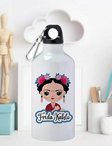 adaysusdetalles Termo Botella de Agua - Frida Jarra 500ML,Regalo Cantimplora Aislado Cafe para Llevar Bidón Botella de Aluminio