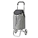 Chariots à provisions pour Personne âgée, Chariot à provisions en Aluminium Petit Chariot Chariot Voiture Escalade bâtiment Chariot Pliable Voiture Chariot de supermarché Portable,F multifon