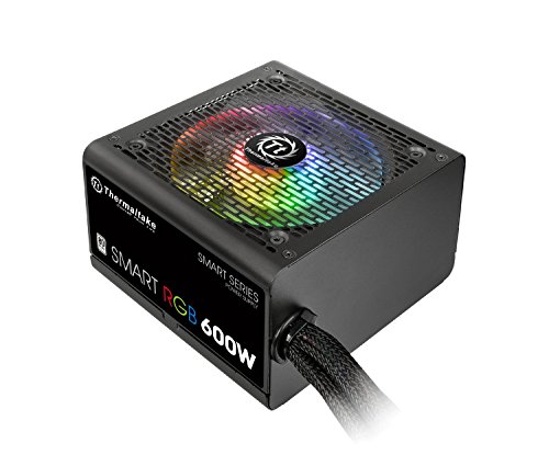 Image of Thermaltake Smart RGB 600W 80+ 256-Color RGB Fan ATX 12V 2.3 Kaby Lake Ready Power Supply 5 Yr Warranty Power Supply PS-SPR-0600NHFAWU-1