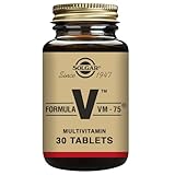 Solgar Formula VM-75 Tablets - Pack of 30 - Helps Reduce Tiredness and Fatigue - Multivitamin Including Vitamins B and C - Vegan, Kosher and Gluten-Free