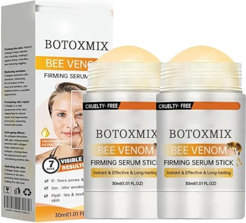 Botoxmix Bee Venom Serum Stick,2025 Nueva Crema Reafirmante Avanzada y Reductora de Arrugas, Suero Facial de Veneno de Abeja para el Cuerpo, Elevación, Aficiona y Apreta la Piel