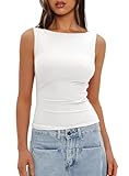 Fabric: 76% Polyamide, 24% Elastane,Ultra-soft,double-lined tank with a buttery smooth, second-skin feel. Features 4-way stretch, lightweight breathability, and all-day comfort. The perfect women's basic for effortless wear. DETAIL:This ultra soft ta...