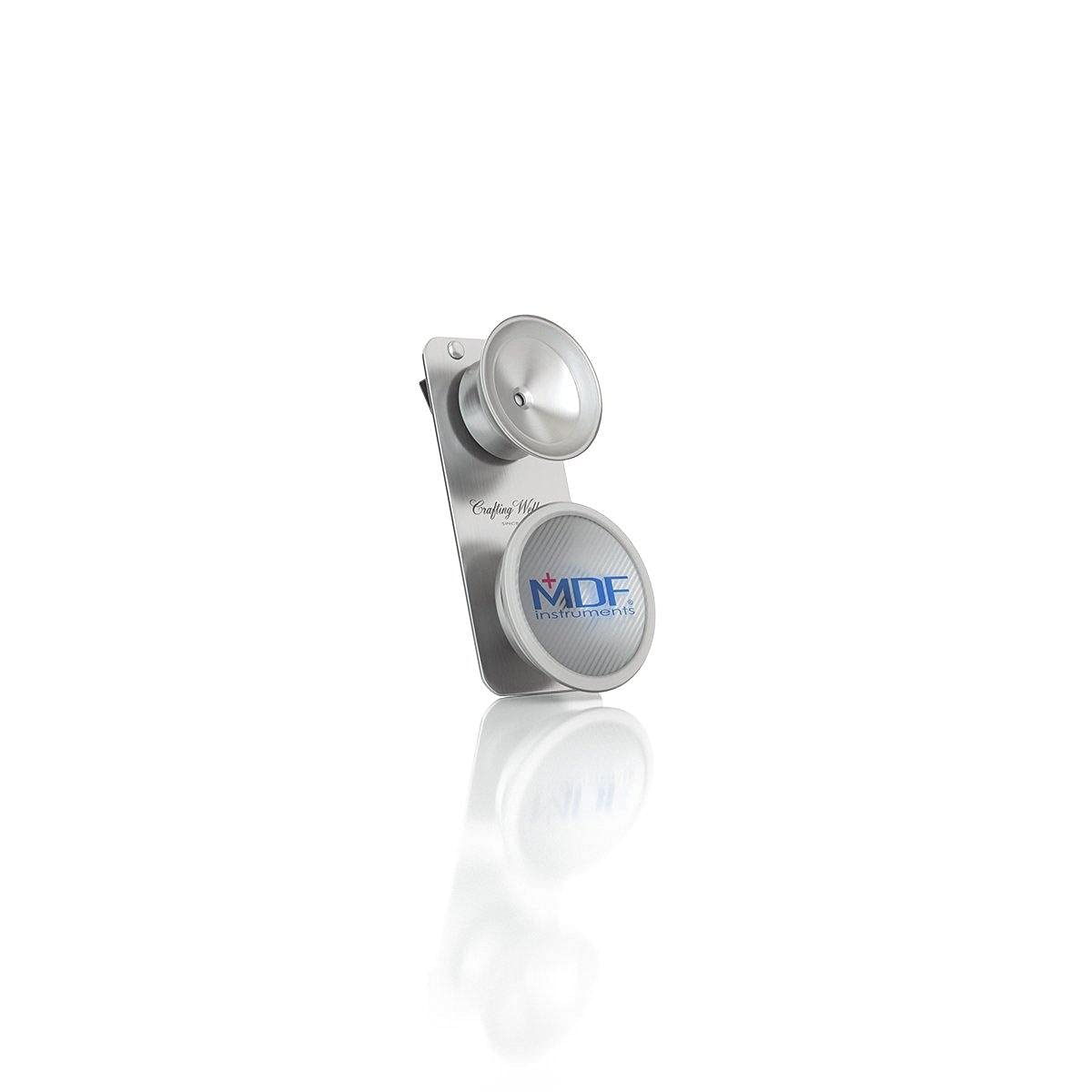 MDF® Pediatric Attachment with Clip - for MD ONE® Epoch® Titanium Stethoscope - Silver