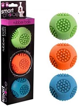 Smart Choice Rubber Tennis Balls Dog Toy