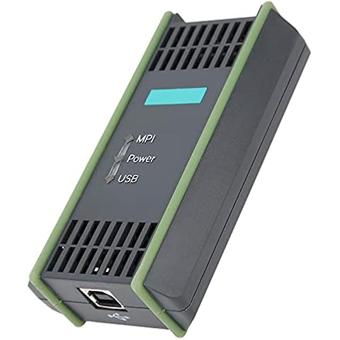 Fafeicy Cable de programación de PLC, 6GK1571-0BA00-0AA0 adaptador de PC con conectores niquelados Cover