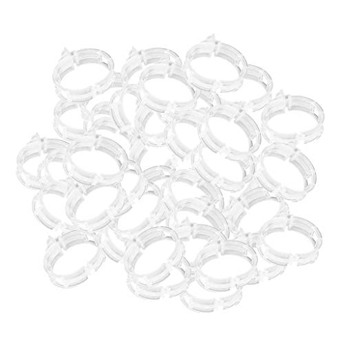 KHATI 200x Plastic Plant Support Garden Clips Cucumber Vines Clips Twine Clips