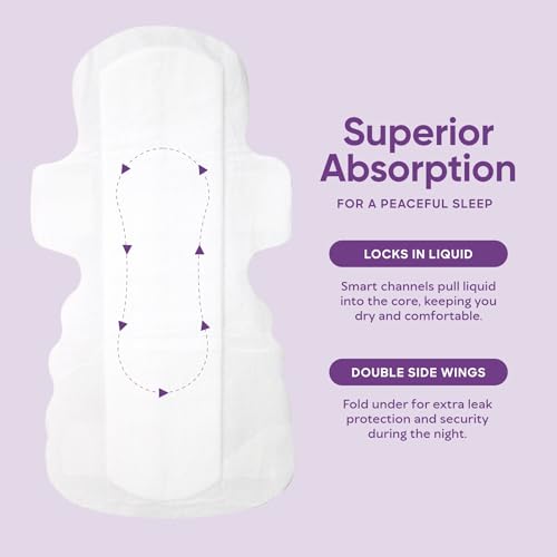 Image of oi Ultra Thin Period Pads with Wings, 100% Organic Cotton, 36 Count
