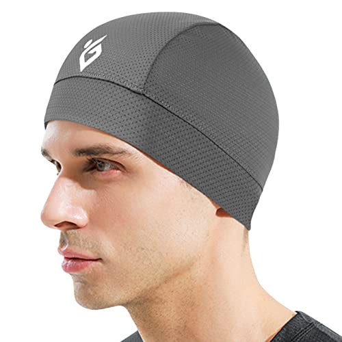Tebinzi Casquette de crâne d'été, Bonnet Chimio pour vélo de Course, Cooling Hat Dew Rag Doublure Anti-Transpiration Cyclisme Doublure de Casquette de Moto pour Homme Cover