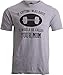 Ann Arbor T-shirt Co. If Lifting was Easy, It'd be Called Your Mom | Funny Workout Weight T-Shirt-(Adult,XL) Grey