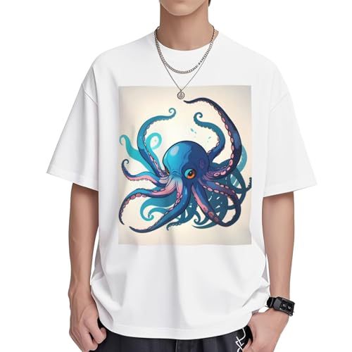 T-shirt pieuvre en coton pour femme le haut ample et respirant pour un été tout en confort