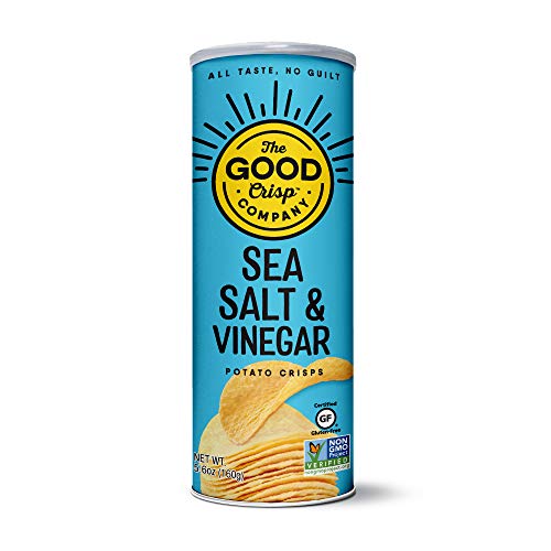 The Good Crisp Company Salt & Vinegar Gluten-Free Potato Chips (Pack of 8) - Image 5
