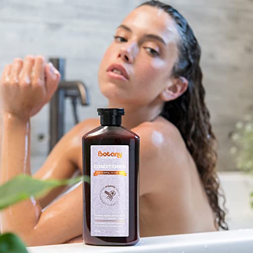 Botany Natural Conditioner For Normal To Dry Hair With Organic Argan Oil, Geranium, And Lavender - Vegan Conditioner For Women And Men Sls/Sles, Silicon, Paraben And Cruelty Free,17.6 Oz #TOP2