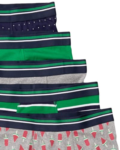 Image of Amazon Essentials Men's Breathable Cotton Boxer Briefs, Tag-Free, Pack of 5