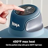 Ninja Crispi 3-in-1 Portable Air Fryer Cooking System, 4QT & 5-Cup Containers, Denim Blue, FN100ND – Compact Multi-Cooker for Air Fry, Steam, and Roast – Healthy, Fast Cooking for Small Kitchens