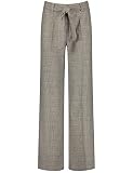 Gerry Weber Damen Karierte Hose Hose Tuch/Kombi lang Weite Hose kariert reguläre Länge Dark Cedar Clay Karo 40