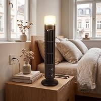 Yosoo Health Gear Turmventilator flügellos, leise, 90° Oszillation, USB – Ansicht 3