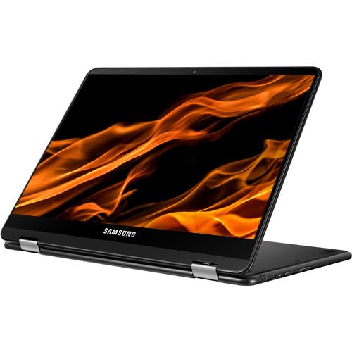 Image of Samsung 12 inch Convertible Chromebook Pro, 2K(2400 x 1600) Touchscreen with 360' Rotation, Intel Processor Up to 2.20GHz, 4GB Ram, 32GB Storage, Super-Fast WiFi, Chrome OS, Pastel Black, Renewed