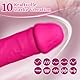 Vibrator Vibration für Frauen Sex Spielzeug für Die Frau Paare Mini Vibratorensets für Frauen Klitoris Leise - 10 Vibrationsmodi Starke Massagestab Vibratoren (Rose)