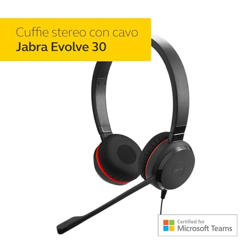 Jabra Evolve 30 II MS stereo Auricolare con microfono dimensione completa - 2
