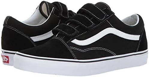 Vans Men's Old Skool V Sneaker, (Suede/Canvas) Black/True White, Size 9.5 | Image 7