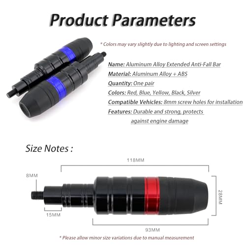 optrcn CNC Aluminum Frame Sliders for Grom