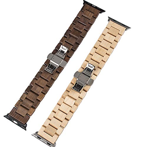 Kinobo Wooden Watch Band Walnut 38/40/41mm — view 3