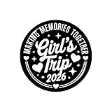 Girls Trip 2026 Button Pins Fashion Unisex for Backpacks