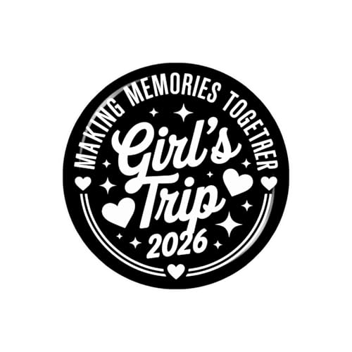 Girls Trip 2026 Button Pins Fashion Unisex for Backpacks