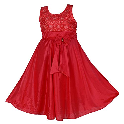 Image of Girl's Column Midi Dress