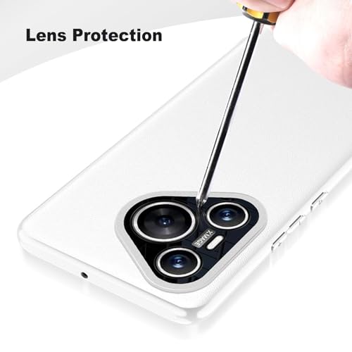 Funda para Huawei Pura 70 Pro+ de cuero premium anti-huellas 5