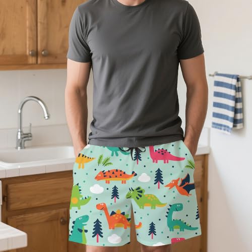 Men's Swim Trunks with Mesh Lining Funny Quick Dry Board Shorts Hawaii Beach Swimwear Big and Tall Bathing Suits3