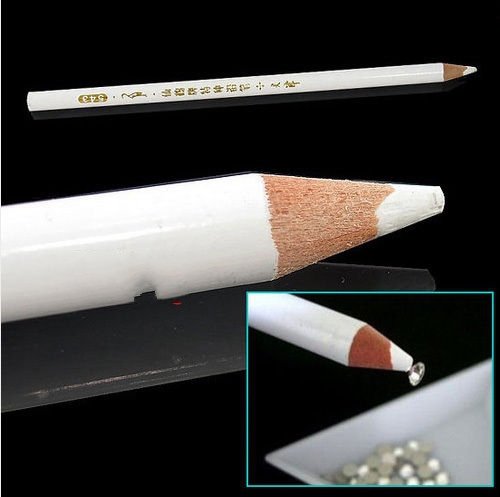 Zbella 3,000 Piece Resin 14-Facet Flat Back Round Rhinestones 3mm ss10, 4mm ss16, 5mm ss20 Bulk Free Rhinestone Picker Wax Pencil (Clear w/Silver Back))
