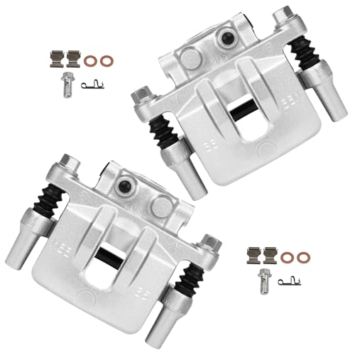 Image of cciyu 18B5039 18B5038 Rear Left & Right Brake Calipers With Bracket For Chrysler,For Dodge,For Jeep,For Mitsubishi