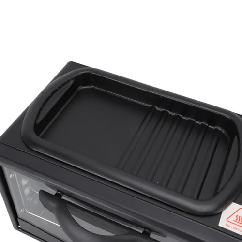 3-in-1 Breakfast Station with Coffee Maker, 4-Slice Toaster Oven, Non-Stick Griddle, 110V by GLOGLOW - Image 9