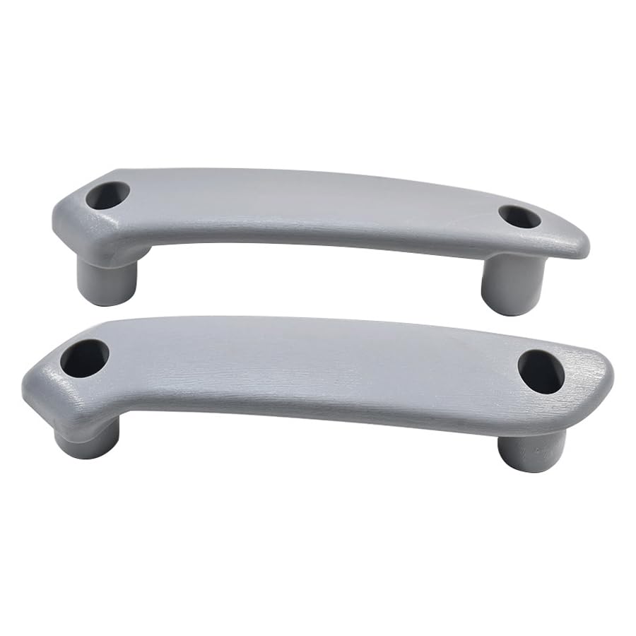 2x Maniglia porta interna sinistra destra Maniglie su sedile compatibile con VW Lupo Seat Arosa 6X0867180B 6X0867179B (Grigio)