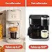 BELLA VersaBrew 2-in1 Coffee Maker, K-Cup compatible, Brew 3 Sizes Carafes & Single Serve Cups, Dishwasher Safe Reusable Filter & Filter Holder, Iced Coffee Function, 60oz Tank, Oatmilk