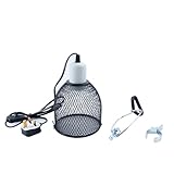 Largement utilisé : la lampe chauffante BrightArks pour reptiles convient à tous les types de lampes chauffantes E27, y compris les lampes UVB, les lampes en céramique, les lampes infrarouges, les lampes solaires, parfaite pour les tortues, les lézards, les lapins, les iguanes, les oiseaux, les grenouilles, les crapauds, les poulaillers